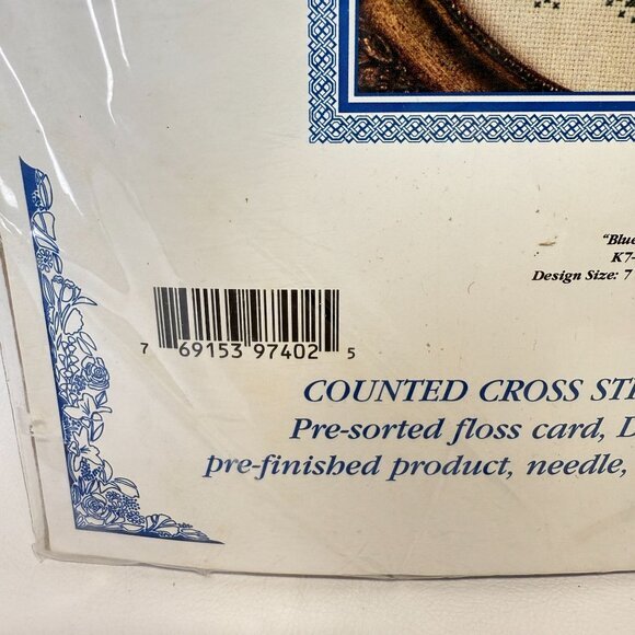 The Design Connection Inc Blue Boy Counted Cross Stitch Kit K7-402 - Picture 4 of 6
